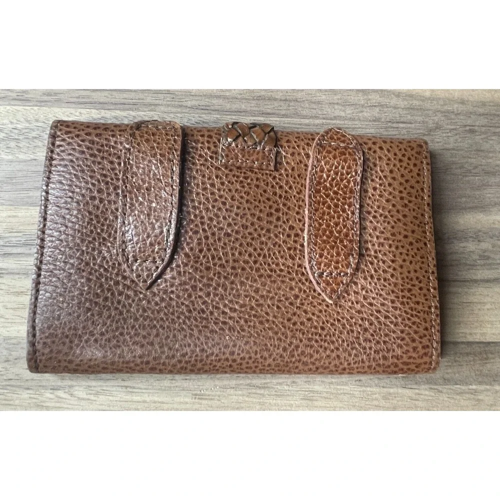 Bellini Vintage‎ Brown Leather Wallet With Belt Loops